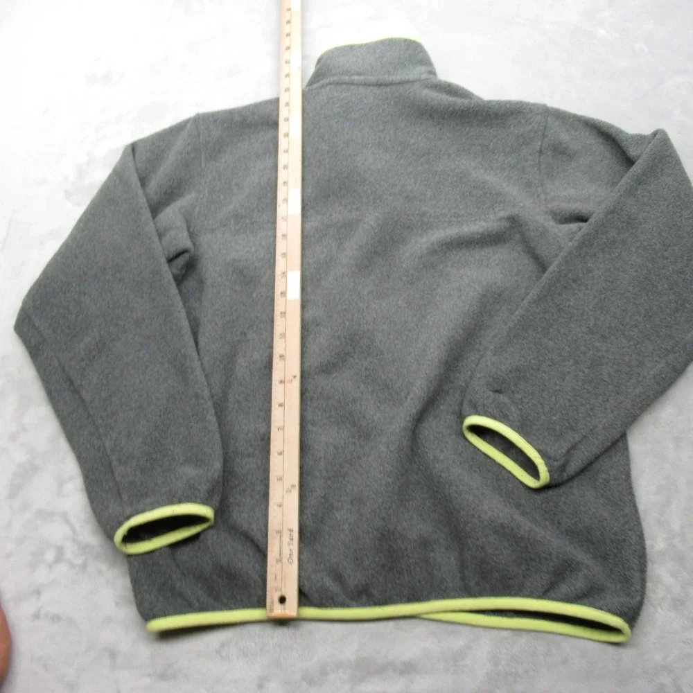 Patagonia Sweathirt Womens Medium Gray Lightweight Synchilla Snap-T Fleece READ - Picture 11 of 15